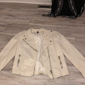 White Leather Jacket